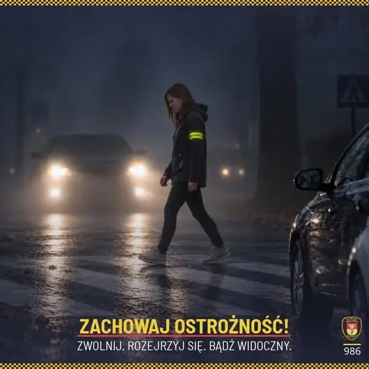 Jesień na drogach: mgła i krótsze dni zwiększają ryzyko – apel do pieszych i kierowców