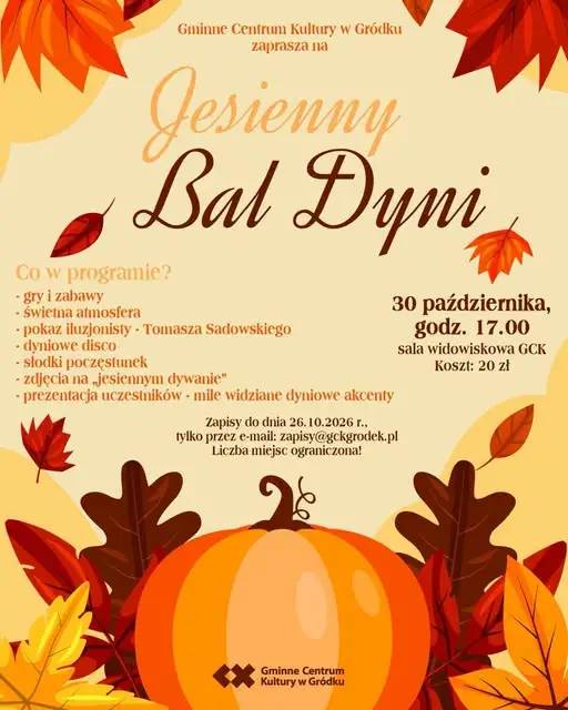 Jesienny Bal Dyni w Gródku – zapisy do 26 października