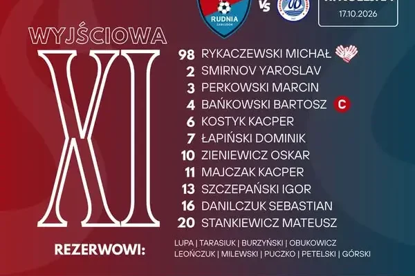 KS Rudnia Zabłudów inauguruje nowy stadion – znamy wyjściową jedenastkę!