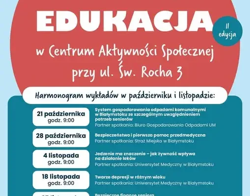 Białystok stawia na seniorów: rusza kolejna edycja „Srebrnej edukacji”