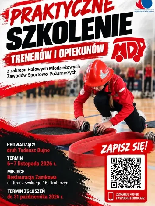 Bezpłatne szkolenie dla opiekunów MDP w Drohiczynie – zapisy do 31 października