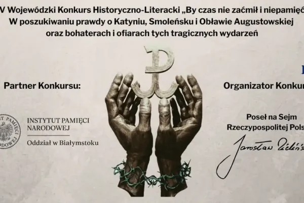 XV edycja konkursu historyczno-literackiego „By czas nie zaćmił i niepamięć” – zaproszenie do udziału