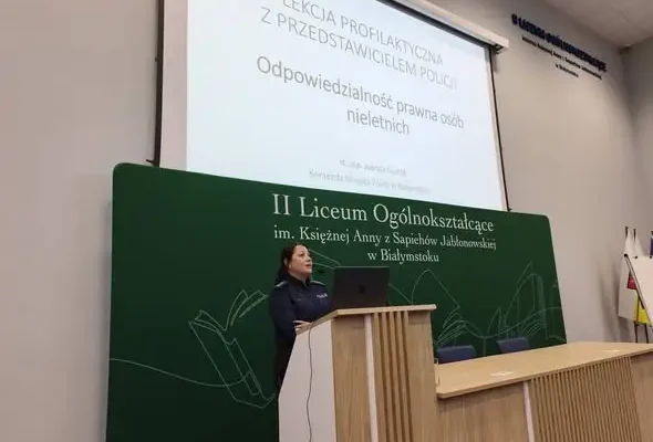 Białostoccy uczniowie uczyli się, jak bezpiecznie poruszać się w sieci