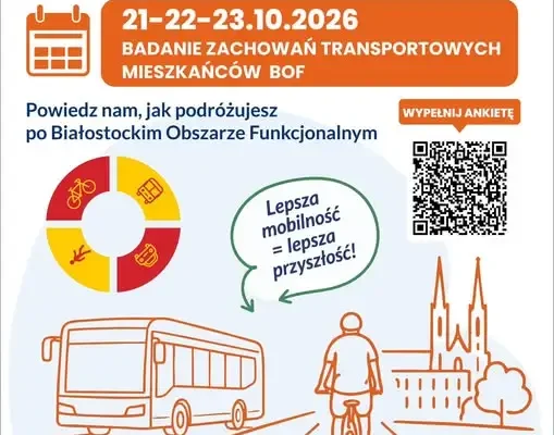 Badanie mobilności mieszkańców BOF — ankieta trwa do 23 października