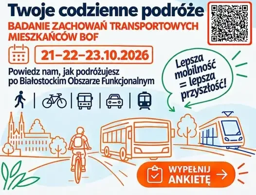 Wasilków: trwa badanie zachowań transportowych mieszkańców BOF