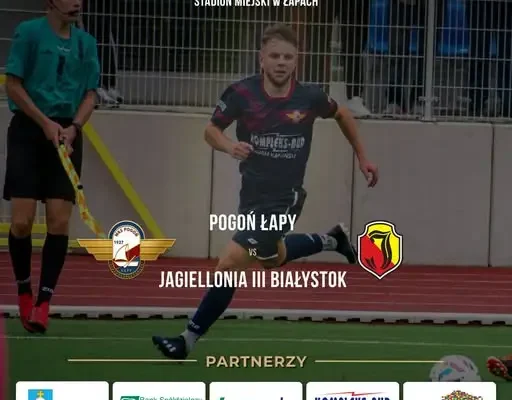 Pogoń Łapy podejmie Jagiellonię III Białystok w 12. kolejce