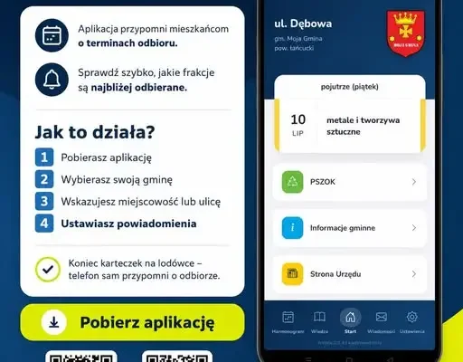 Gmina Poświętne stawia na nowoczesność: aplikacja „Kiedy Śmieci” ułatwi mieszkańcom życie