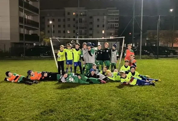Żaczki F2 Piasta Białystok rozegrały sparing z Futbalo Białystok