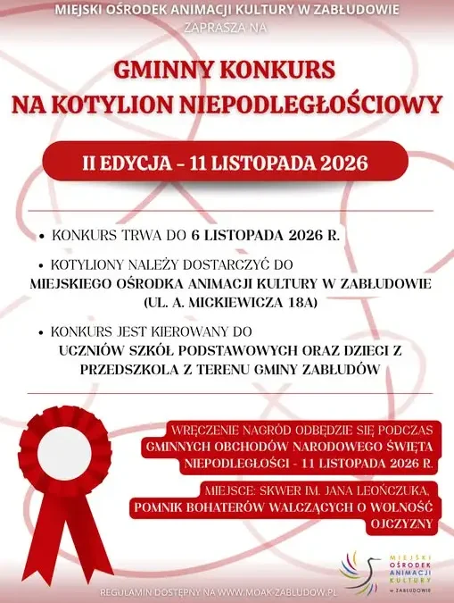 Konkurs na kotylion niepodległościowy w Zabłudowie – druga edycja