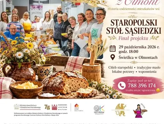 Finał projektu „Okruchy życia z Olmont” – sąsiedzki stół i degustacja w świetlicy