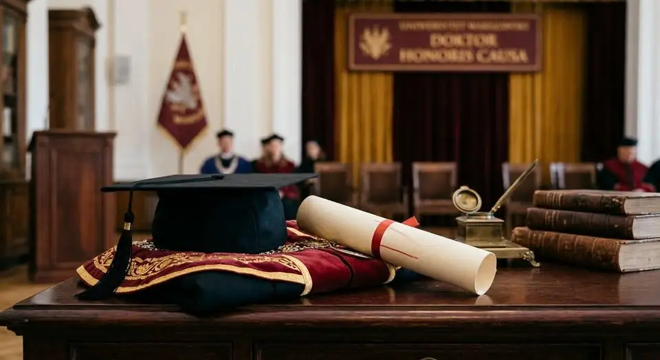 Piotr Tomaszuk z Supraśla doktorem honoris causa Uniwersytetu w Białymstoku