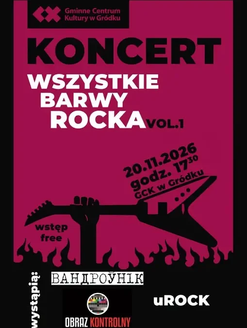 Wszystkie Barwy Rocka po raz pierwszy w gminie Gródek – 20 listopada
